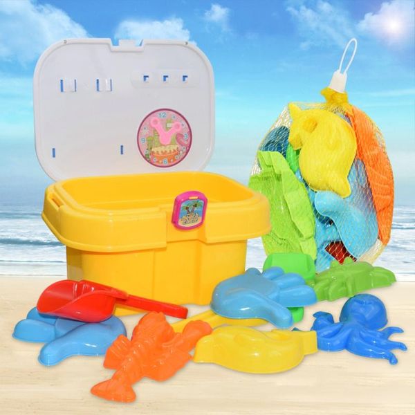 

play toys random color sand toys sets rake shovel play sand water tools for children beach toy for kids sandbox l0605