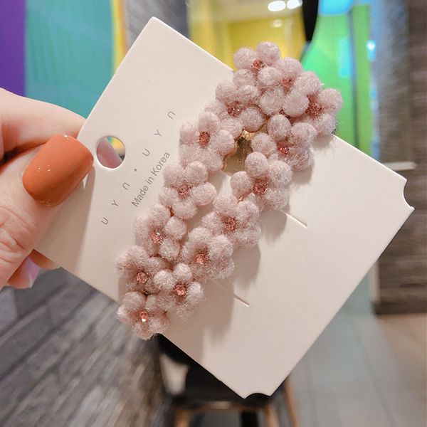 

2019 мода корейские девушки заколки для волос большая ткань ткань цветок шпилька для волос девушки шпилька для взрослых клипы аксессуары для, Golden;white