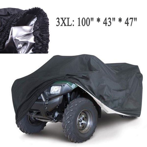 

universal quad bike atv cover parts motorcycle vehicle car covers dustproof waterproof resistant dustproof anti-uv size 3xl