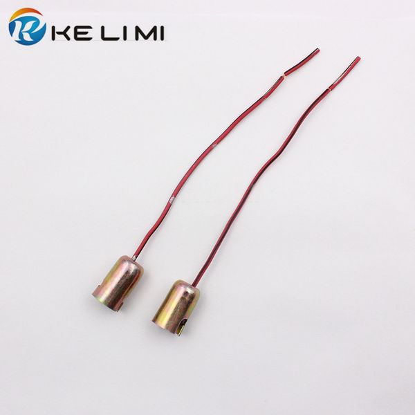 

5x car auto ba9s t4w light bulb socket holder metal ba9s connector lampholders