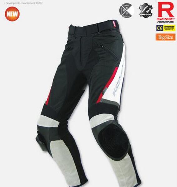 

new pk71 leather breathable mesh fabric leather cross-country car pants motorcycle bike pants