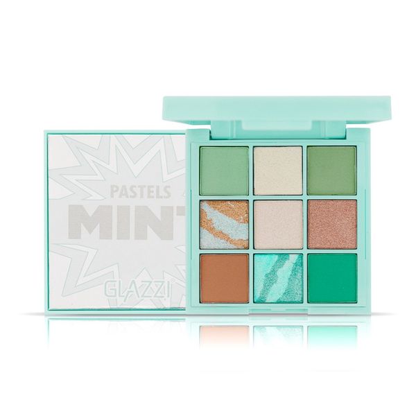 

9 colors eye shadow pearlescent diamond shining pearlescent makeup glitter pigment smoky pallete cosmetic