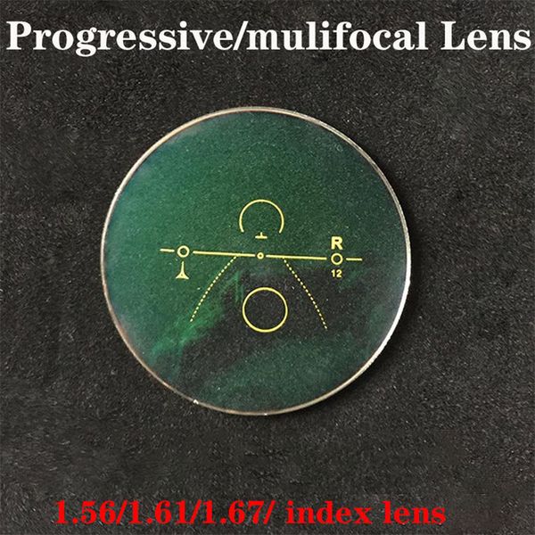 

evove multifocal 1.56 1.61 1.67 index resin progressive glasses lens near far vision myopia/hyperopia