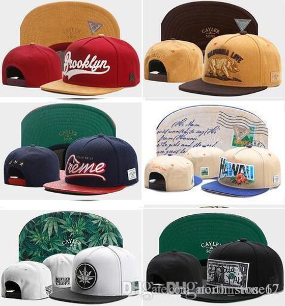 

new 2017 pray for bone cayler & sons black snapbacks men women basketball caps team football hip hop gorras adjustable snapback baseball cap, Blue;gray