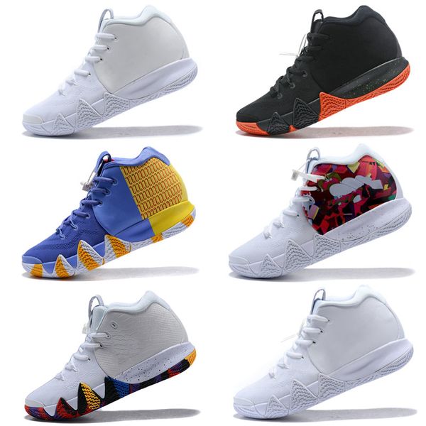 

irving 4 cny ep men basketball shoes irving iv all star fall foliage mens trainer bhm confetti obsidian black white sneakers 40-46