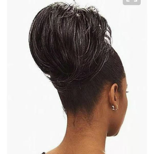 

silver grey human hair pony tail hairpiece wrap around dye natural hightlight salt and pepper gray hair ponytail 100g 120g, Black