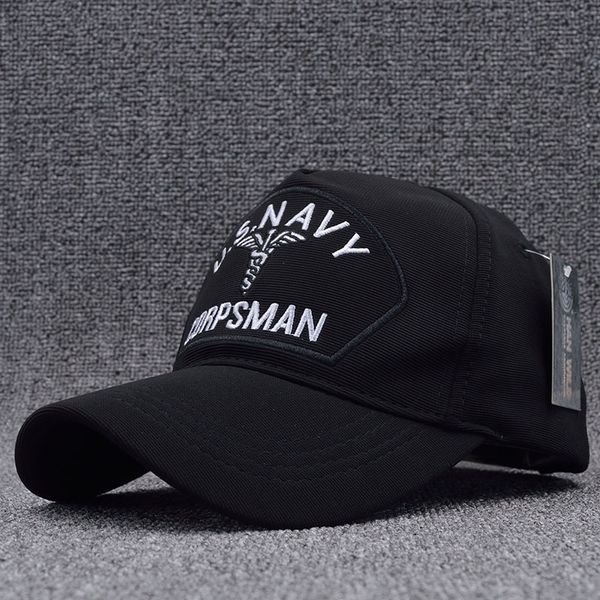 

2016 us navy baseball caps for men corpsman casquette us navy hat cap tactical army hat bone gorras, Black;white