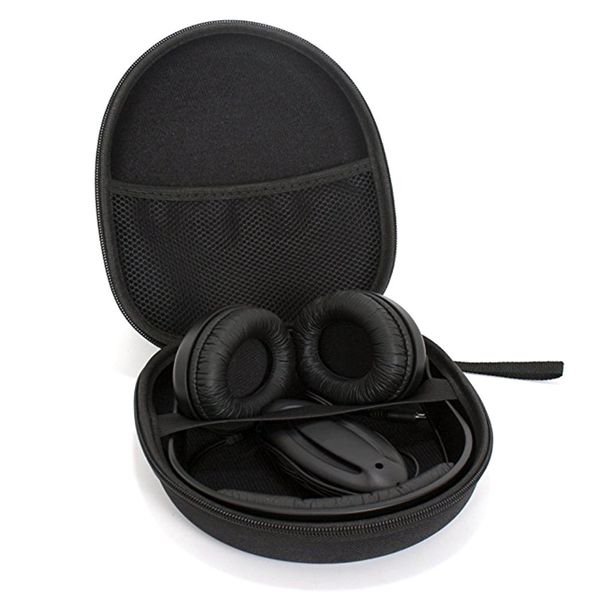 

headphone case skid-proof scratch-proof black sd card earphone carrying storage bag pouch for sony y20
