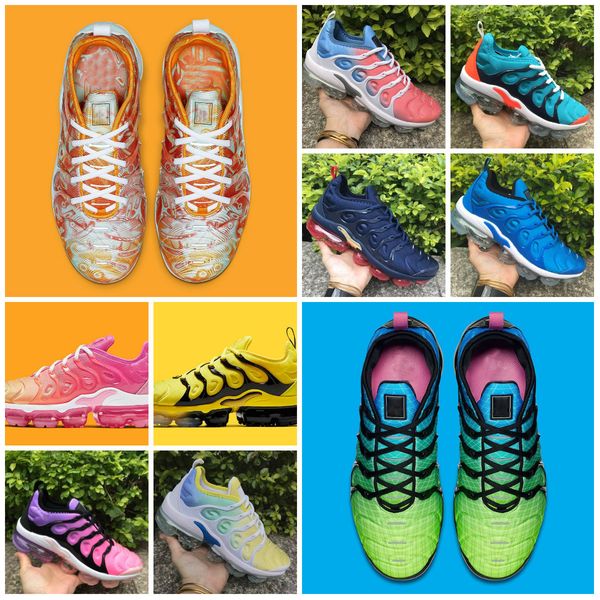 

2019 plus tn rainbow running shoes mens bumblebee be true grape triple black designer shoes womens sherbet team red black white sneakers