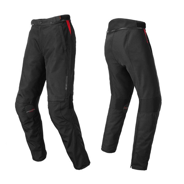 

benkia autumn winter motorcycle pants men windproof motorbike riding trousers keep warm thermal moto motocross racing pants, Black;blue