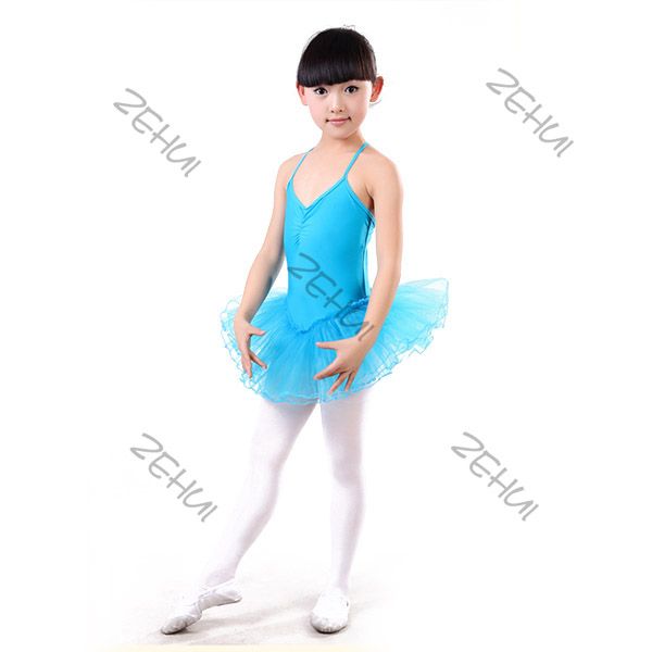 

child girls ballet dancewear party skirting tutu dress ballroom skirts 1pc, Black;red
