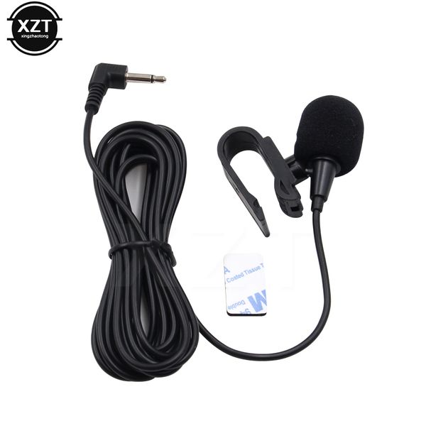 

professionals 3m car audio microphone 3.5mm jack plug mic stereo mini wired external microphone for auto dvd radio
