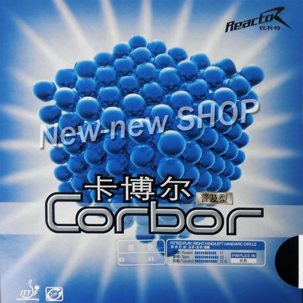 

reactor corbor pips-in table tennis pingpong rubber with sponge