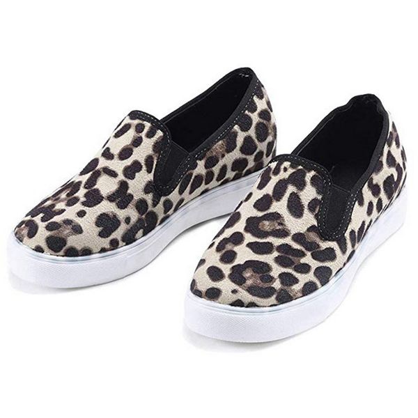 

oeak women's panther flat shoes round fashion casual shoes non-slip round toe flat fisherman, Black