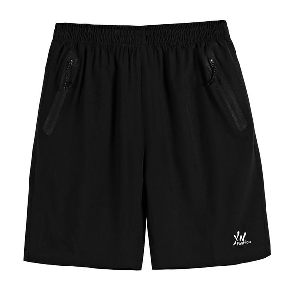 

loose short pants gym fitness sports shorts for men thin quick dry sportswear beach pants calÃ§a masculina esportiva plus size, White;black