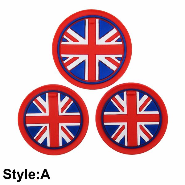 

anti-slip cup mat for mini hatch/hardr56 2006-2013 cup holder mat shockproof silica gel pad ing