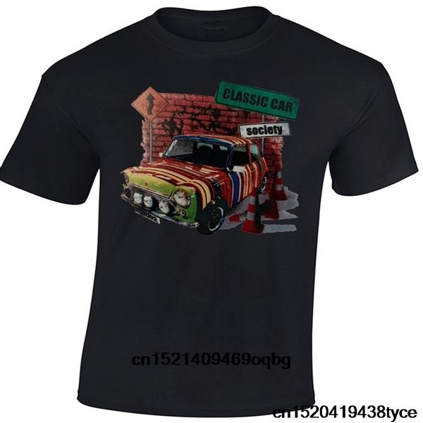 

summer style t-shirts mini cooper austin classic car t shirt 100% cotton short sleeve tee s-3xl, White;black