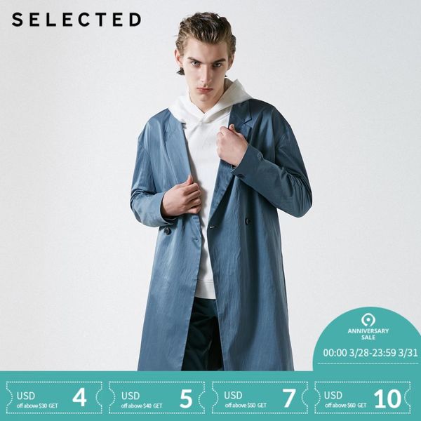 

pure color regular fit medium length wind coat c|4191om504, Tan;black