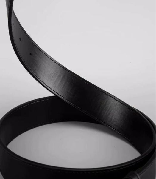 

20fashion designer with men and women with large smooth buckle leather belt men and women luxury belt 2.0 cm,3.0 cm,3.4 cm,3.8 cm wide blac, Black;brown