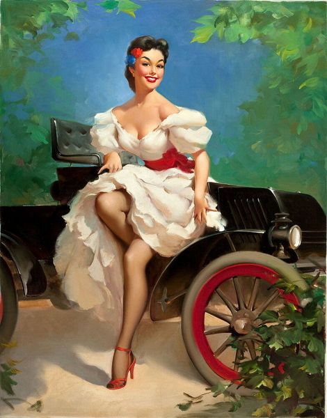 

gil elvgren pin up girls 07 home decor handcrafts /hd print oil painting on canvas wall art canvas pictures 200216