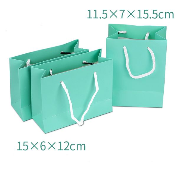

30 pieces/lot) promotion christmas paper gift bag with handle small size wedding birthday party favors pink candy bags gb02b