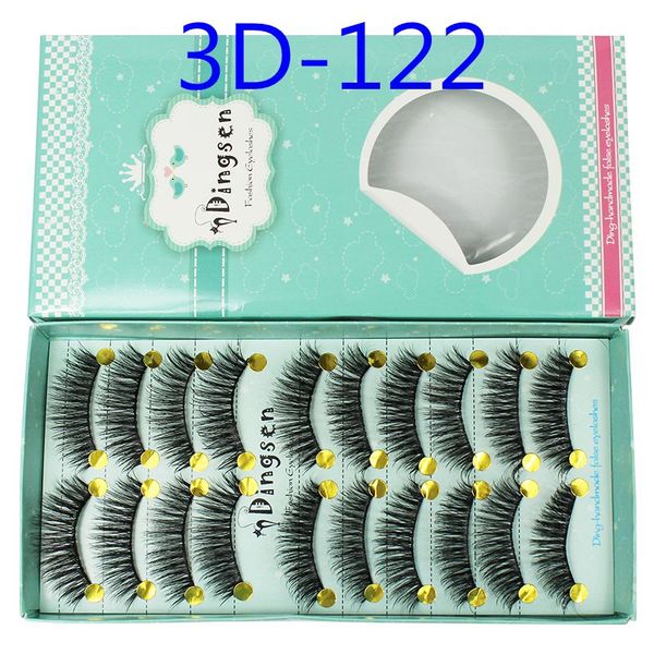 

2020 new 10 pairs 100% real mink eyelashes 3d natural false eyelashes mink lashes soft eyelash extension makeup kit epacket ing