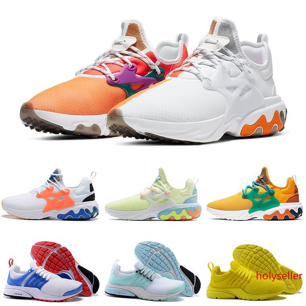 

presto react running shoes men women breakfast dharma triple white black yellow teal tint psychedelic lava mens trainers sports sneakers