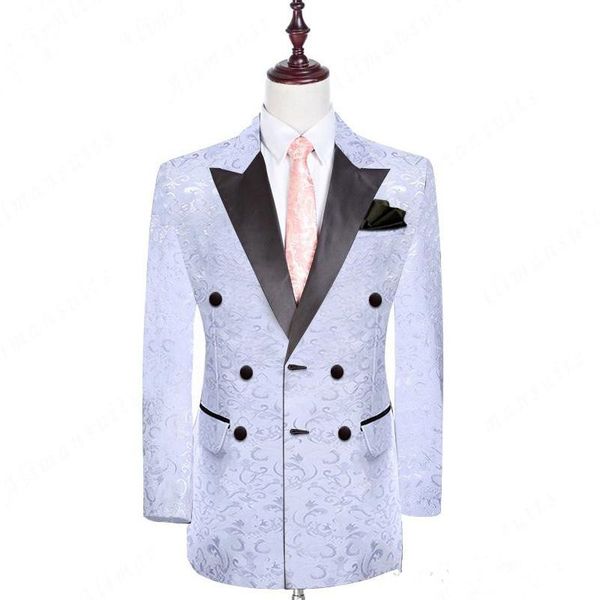 

new groomsmen peak lapel double-breasted (jacket+pants+tie) groom tuxedos groomsmen man suit mens wedding suits bridegroom 485, Black;gray