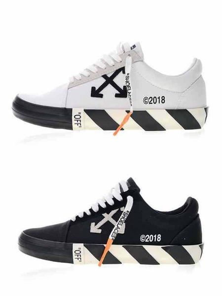 

2019 new fw18 off platform running hoe white black hococal virgil vulc low canva men women fa hion ca ual chau ure