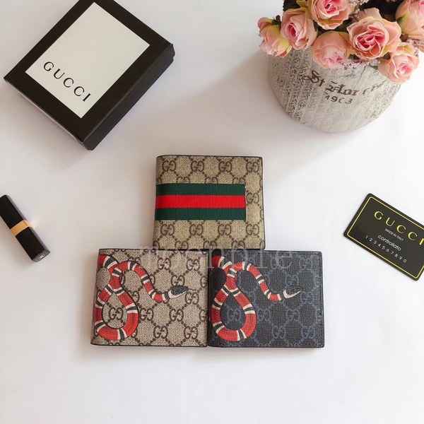 

Brand men hort wallet cla ic fa hion male patchwork pur e nake bee wallet handbag 13 gucci 13 nake44e1, Black;purple