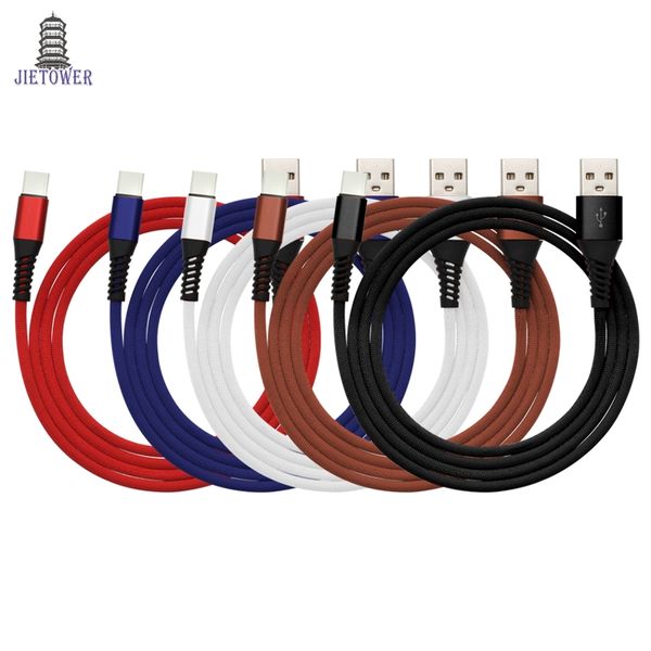 500 pçs / lote Tipo-C / Micro USB Cabo para Xiaomi Redmi Nota 5 Pro 4x 4 Cabo de carregador para Samsung Huawei USB Phone Charger Cabo de dados