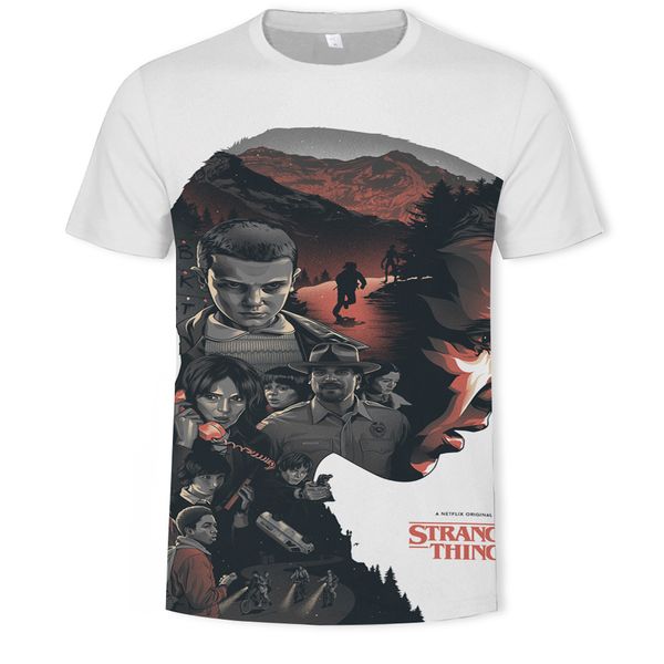 

mens designer new boy 3d digital printing round collar short sleeve t-shirt, White;black