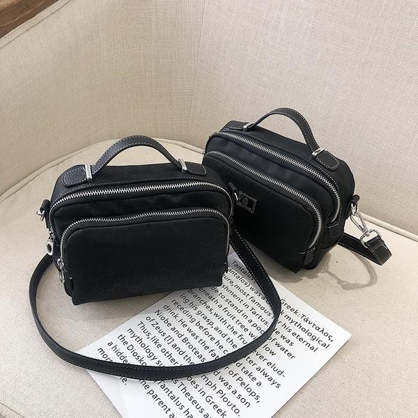 

дизайнер-2019 модные сумки нейлоновая сумка-мессенджер кожаные сумки нейлоновые кожаные сумки нейлоновая двухцветная сумка женская сумка jug