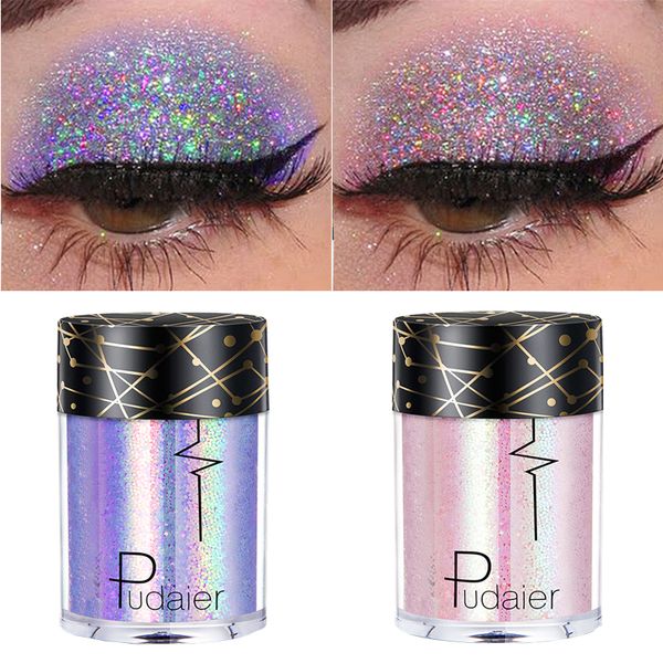 

glitter eyeshadow waterproof 36 colors shimmer eye shadow loose powder laser body festival makeup maquillage yeux