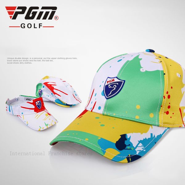 

genuine golf lady printing ball cap ultralight women baseball adjustable sunless cap golf breathable ultra multi style snapback, Black;white