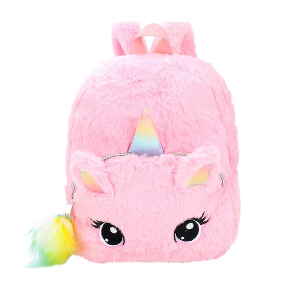 

fashion women children's plush student waterproof capacity backpack travel bag 2019 latest wild bag over the shoulder gq7
