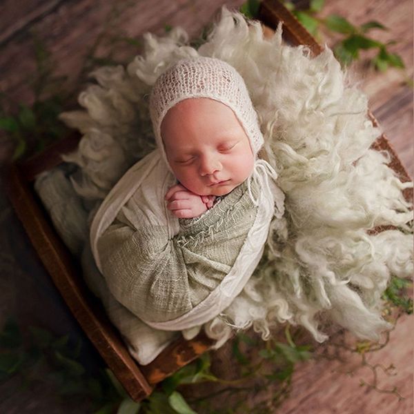 

blankets & swaddling baby gradient tie dye tassel swaddle wrap receiving blanket pography props k1kc