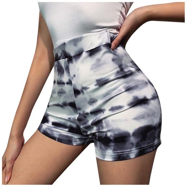 

yoga outfits sagace women gym shorts high waist strethcy fitness leggings fashion print sports wear workout athletic clothing, White;red