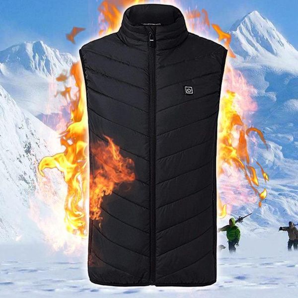 

2019 winter motorcycle men and women electric infrared heating vests warm flexible down windproof temperature control vip