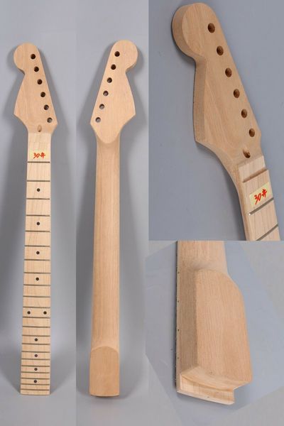 

yinfente electric guitar neck 22 fret 25.5" fretboard solid wood parts new #t30