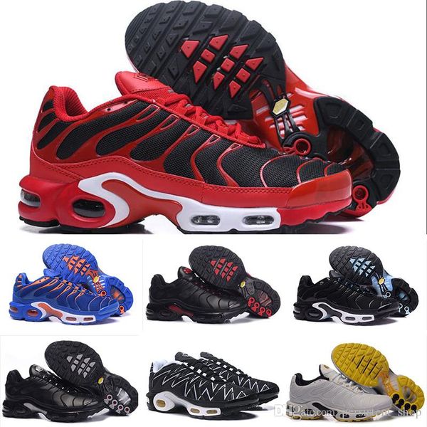

2019 высокое качество новый дизайн tn мужская обувь дышащая сетка chaussures homme tn requin noir повседневный мужчины кроссовки размер 40-4
