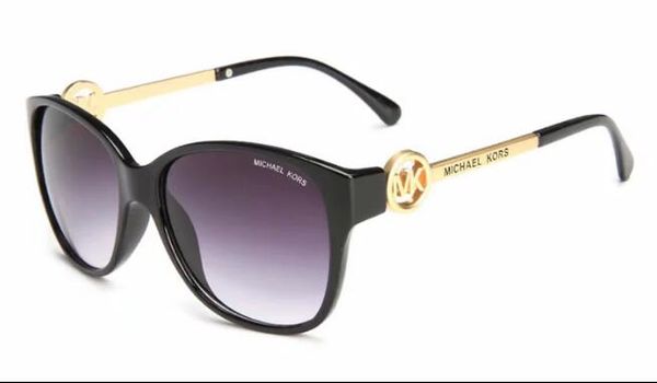 

1pcs classic pilot sunglasses designer brand mens womens sun glasses eyewear gold metal grglass lenses brown 8016, White;black