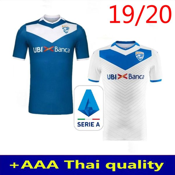 

19 / 20 brescia calcio balotelli 45 soccer jerseys home tonali 4 magnani 20 donnarumma 9 aye 21 bisoli 25 zmarhal 8 away 2019 jersey shirt, Black