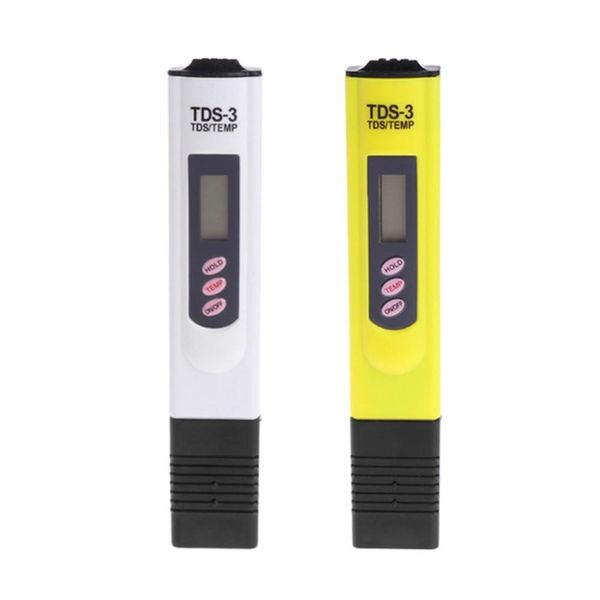 

1pcs 0~9990ppm portable lcd digital water tester quality testing pen filter meter temp tools accessory for swiming pool