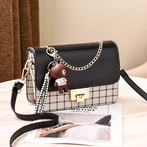 

2020 новая женская сумка цепочка сумка мода плечо женская искусственная кожа посланник ретро орган небольшой квадрат