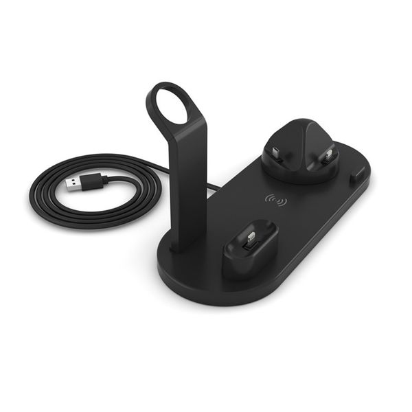 

Premium 3 in 1 wirele charger tand dock pad for iphone iwatch apple watch airpod fa t charging ba e charging tation with retail package