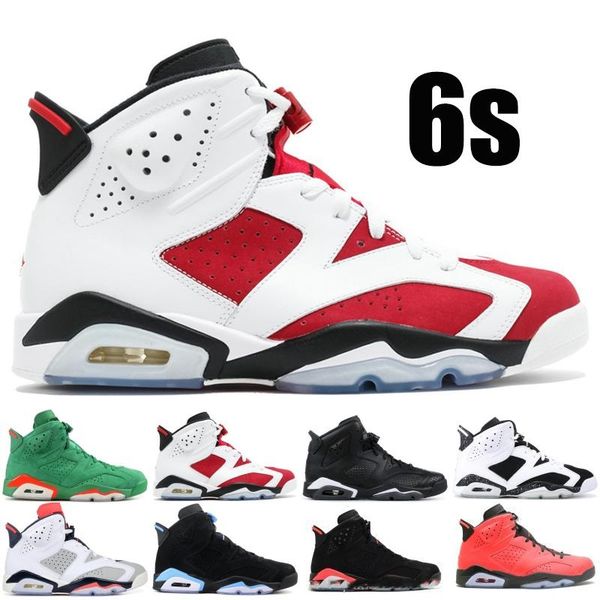 

new 6 men women basketball shoes 6s black cat hare white infrared angry bull sport blue oreo olympic maroon chrome carmine j6 sneakers