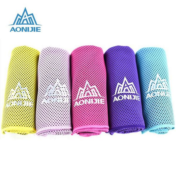 

aonijie portable swimming quick-drying running travel gym ice towels cold feeling sports cooling towels microfiber 30x100cm