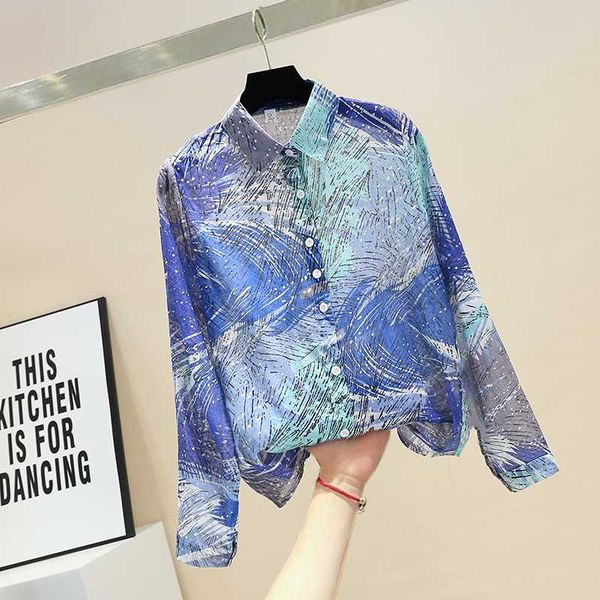 

ladies turn-down blouse woman 2020 spring new polka dot print shirt women's long sleeve cotton linen blouse blusas, White