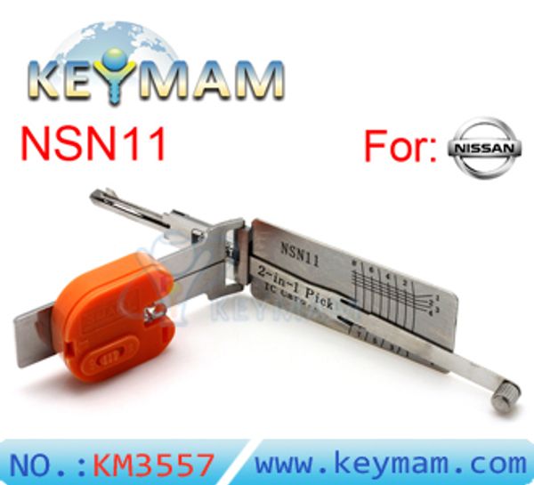 

Auto Smart NSN11 2 in 1 auto decoder and pick tool ,locksmith tool free shipping